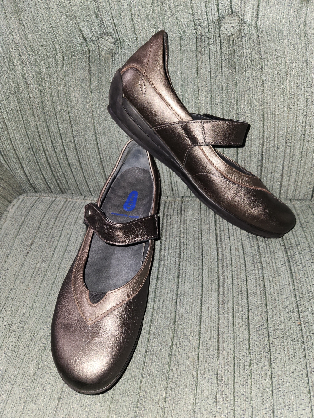 🍉Wolky Metallic Bronze Mary Jane Flats
